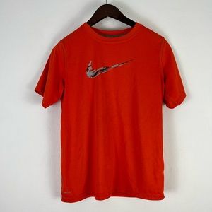 Nike Dri Fit Orange T-Shirt Size Large Youth